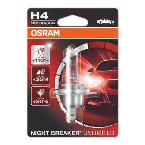 Ampoule H4 Osram Night Breaker 12v 60/55w