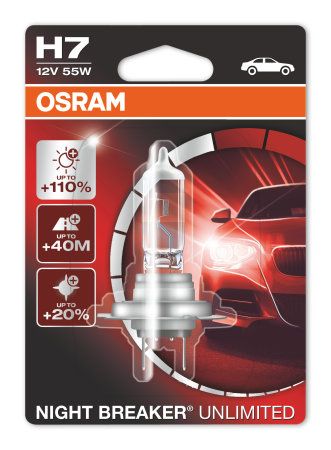 Ampoule H7 Osram Night Breaker 12v 55w