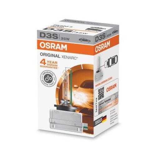 Ampoule Xénon Osram Xenarc Original D3s Hid, Lampe À Décharge, Qualité De L¿Équipement D¿Origine Oem, 66340, Boîte Pliante (1 Pièce)