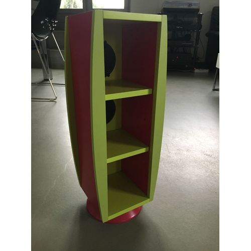 Etagère Range Cd Pivotante, Meuble Cd Pivotant