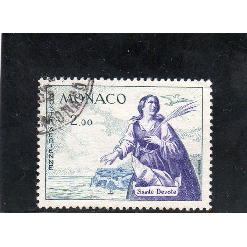 Timbre De Poste Aérienne De Monaco (Sainte Dévote) 