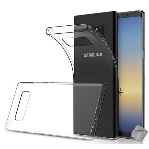 Housse Etui Coque Gel Fine Samsung Galaxy Note 8 + Verre Trempe - Transparent Tpu