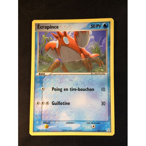 Ecrapince 62/110 Set Ex Fantômes Holon Fr