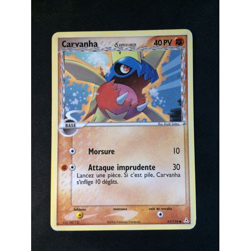 Carvanha 61/110 Set Ex Fantômes Holon Fr