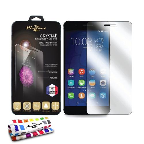 Film De Protection Huawei Honor 6 Plus En Verre Trempé Avec Un Stylet Et Chiffon