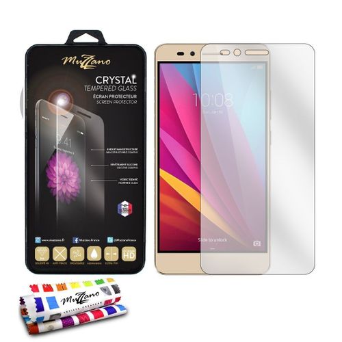 Film De Protection Huawei Honor 5x, X5, Gr5 En Verre Trempé Avec Un Stylet Et Chiffon