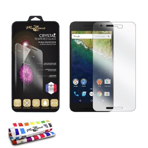 Film De Protection Google Nexus 6p En Verre Trempé Avec 1 Stylet Et Chiffon