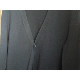 Gilet Sisley Classique Coton Xl Bleu Foncé 