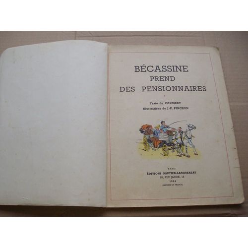 Becassine Prend Des Pensionnaires