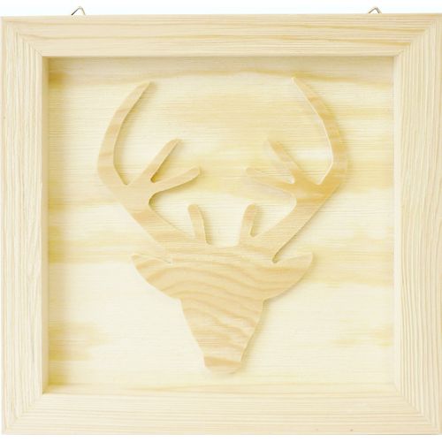Tableau En Bois Renne 20,5cm - Graine Créative