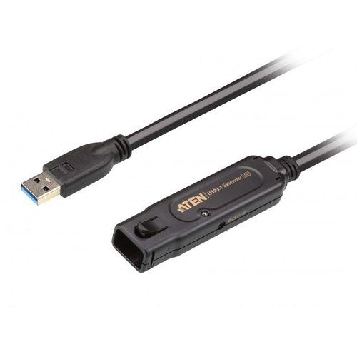ATEN UE3315 - Rallonge de câble USB - USB type A (M) pour USB type A (F) verrouillé - USB 3.1 Gen1 - 15 m - actif - noir - pour P/N: 0AD8-8012-70MG
