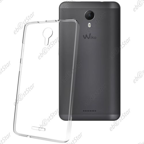 Ebeststar ® Housse Coque Protection Silicone Gel Ultra Fine 0,3mm Etui Souple Pour Wiko Jerry 2, Couleur Transparent [Dimensions Precises De Votre Appareil : 144 X 72.8 X 9.3 Mm, Écran 5'']
