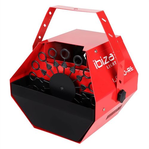 Machine à bulles 25W rouge Ibiza Light LBM10-RE