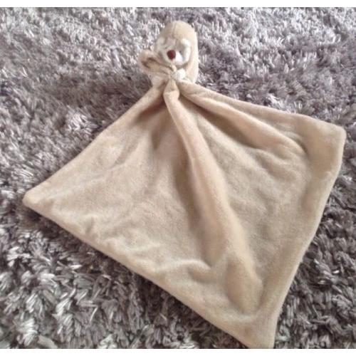 Doudou hérisson couverture mouchoir beige PRIMARK EARLY DAYS