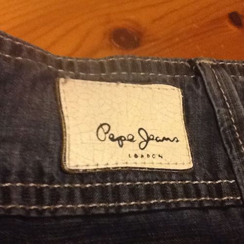 Jean Pepe Jeans Coton 34 Bleu Foncé