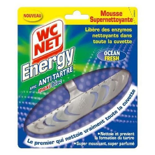 WC NET Anti-Tartre Energy - Deo Clip - Bloc Solide - Ocean Fresh