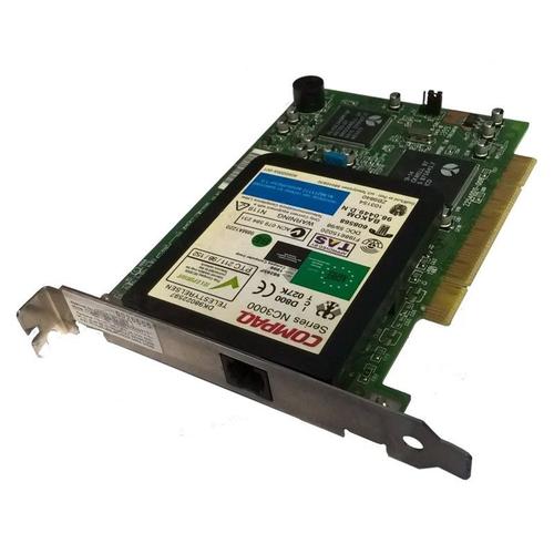 Carte Modem Fax COMPAQ Series NC3000 56Kbps PCI 321510-B21 23570203-002 1x RJ11