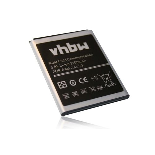 Vhbw Batterie Compatible Avec Jiayu F1 Smartphone (2100mah, 3,8v, Li-Ion) Avec Nfc