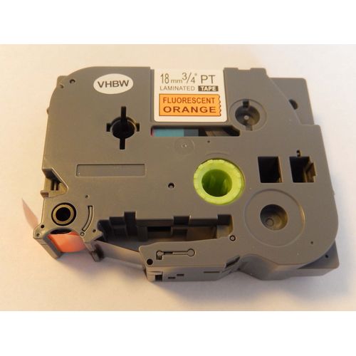 vhbw cassette à bande cartouche 18mm pour imprimante d?étiquette Brother P-Touch 1750, 1800, 1850, 220, 2400, 2450, 2460, 2470 remplace TZ-B41