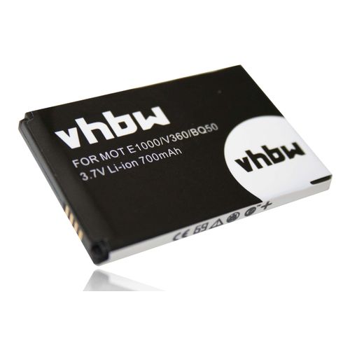 Vhbw Batterie De Remplacement Compatible Avec Motorola W375, W377, W510, Wilder, W218 Mobil, Smartphone (700mah, 3.7v, Li-Ion)