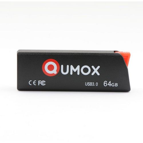 Qumox clé USB 64Go 64g Pen Drive USB 3.0 Lecteurs Flash Memory Stick Noir