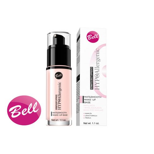 Base Maquillage Visage Fluide Hypoallergénique Mat & Couvrant Make Up - Bell 
