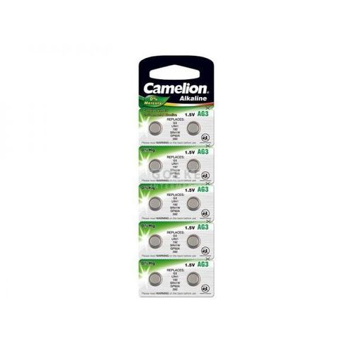10 pcs AG3 Card 1.5v Alkaline Battery Compatible with 192 384 392 392A 92A CX42 AG3 G3 GP192 L736 LR41 LR736 SR41 SR41SW V36 V36A V3GA plus Hillflower Coupon