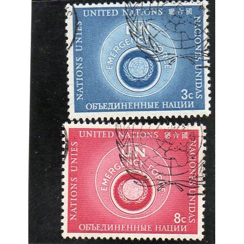 Timbres-Poste Des Nations Unies, Bureau De New-York (Forces Auxiliaires De L'onu, Écusson Des Troupes)