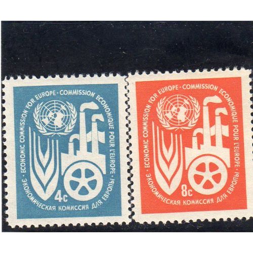 Timbres-Poste Des Nations Unies, Bureau De New-York (Réunion De La Commission Économique Pour L'europe)