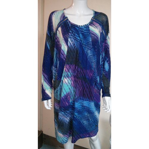 Robe Tanaïs Viscose 46 Bleu