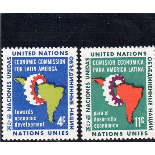 Timbres-Poste Des Nations Unies, Bureau De New-York (Commission Économique Pour L'amérique Latine)