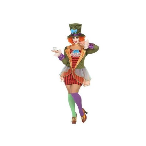 Déguisement Chapelière Rayée Femme Xl