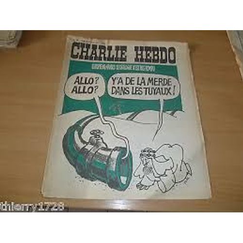Charlie Hebdo  N° 160 : Allo Allo     Y'a De La Merde Dans Les Tuyaux