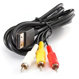 Cable Audio Vidéo Av Rca Tv Pour Sega Dreamcast - 1,8 Mètre