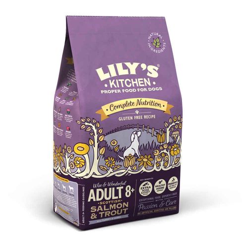 Lily's Kitchen - Croquettes Sans Gluten Au Saumon Et À La Truite D?Écosse Pour Chiens Senior - 2,5kg