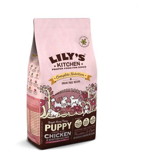 Lily's Kitchen - Croquettes Sans Céréales Au Poulet Fermier Et Au Saumon Pour Chiots - 7kg