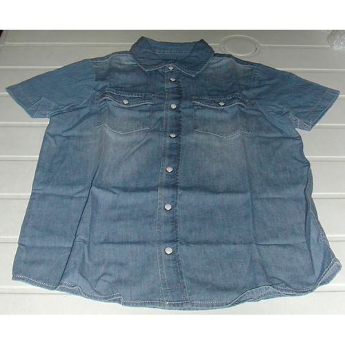 Chemise Manches Courtes Jeans Pepperts Teens 140 Bleue 9 - 10 Ans