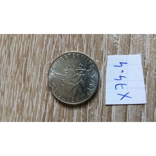 1 Franc 1974 X74.4 En L Etat  Sur Les  Photos 