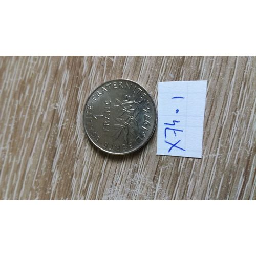 1 Franc 1974 X74.1 En L Etat  Sur Les  Photos 