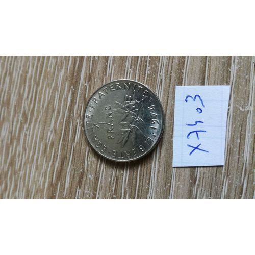 1 Franc 1974 X74.3 En L Etat  Sur Les  Photos 