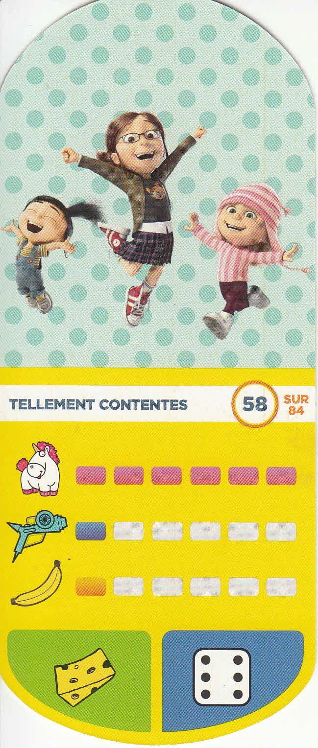 Carte N° 58 - Moi Moche Et Méchant 3 - Auchan 2017 - Tellement Contentes