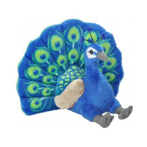 Peluche Paon 33cm Wild Republic - Oiseau - Animaux