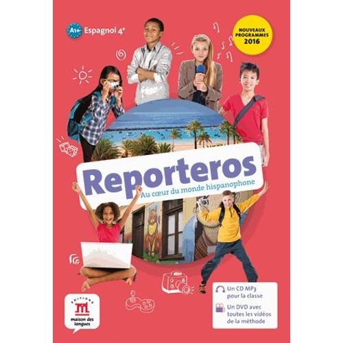 Espagnol 4e A1/A2 Reporteros - (1dvd + 1 Cd Audio)