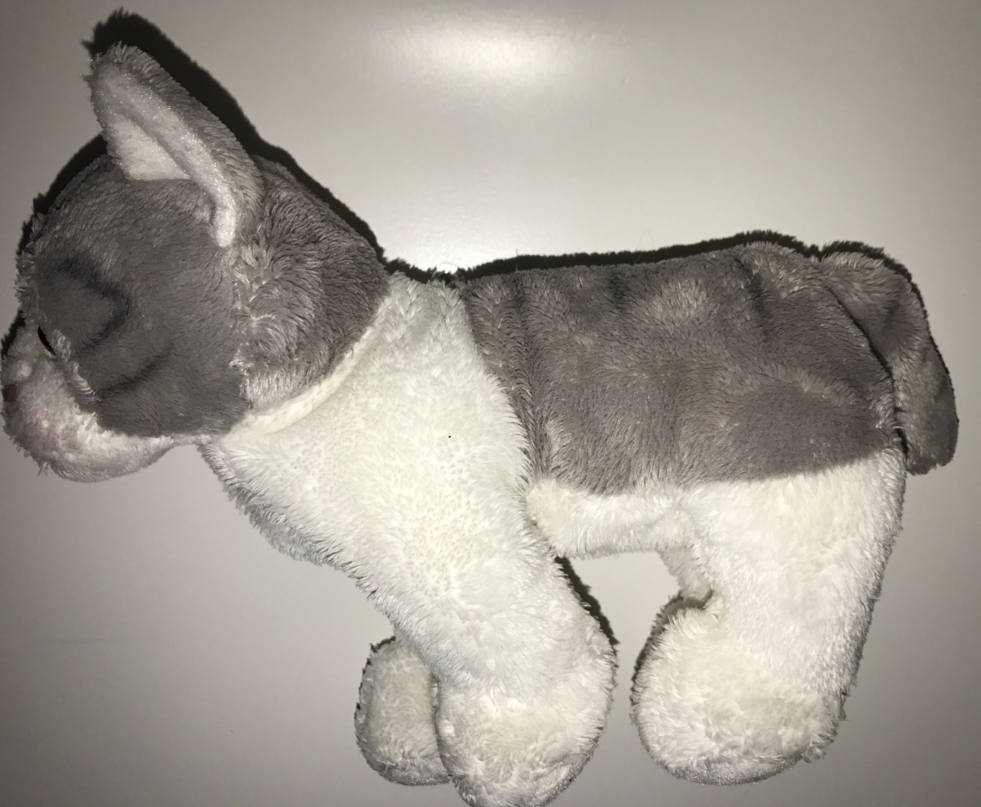 Doudou Peluche Chat Gipsy Blanc Et Gris Les Kiteez Rakuten