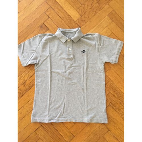 Polo Gap Coton 12 Ans Gris Clair