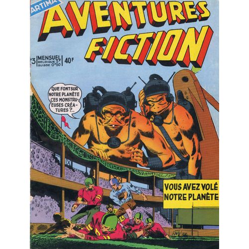 Aventures Fiction N°03 Mai 1958 (1ère Série) Edit. Artima