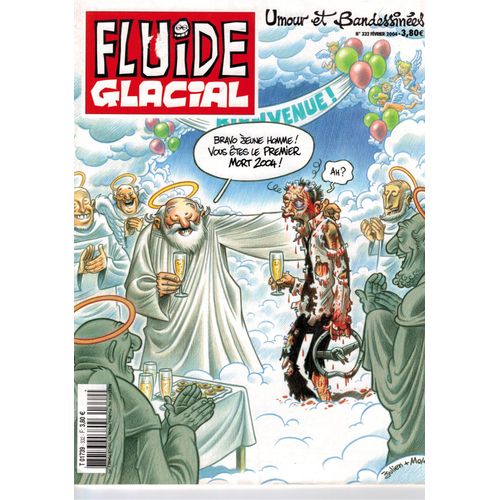 Fluide Glacial 332 . Umour & Bandessinées - Gotlib, Léandri, Carlos Gimenez, Goossens, Moerell, Etc