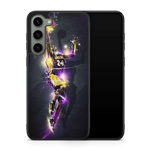 Coque Pour Samsung Galaxy S23 Ultra Légende Jordan Lebron James Kobe Bryant Basket Ball Star Numéro 23 24 Ballon Street Hiphop Ref 600