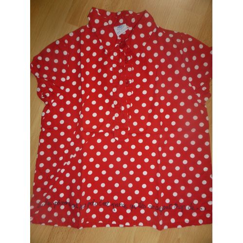 Chemise Petit Bateau Coton 4 Ans Rouge