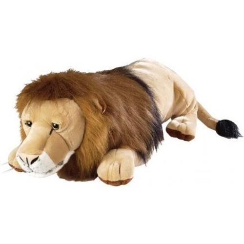 Grande Peluche : Lion Couche 78cm - Wild Republic